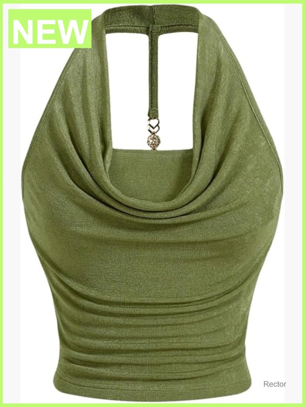 Halter Crop Top Sleeveless Backless Cami Going Out Summer Outfit